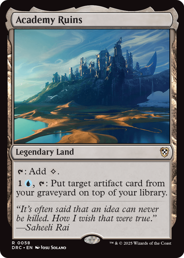 Academy Ruins MTG proxy card