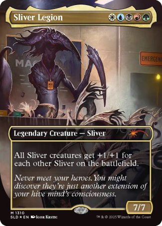 Sliver Legion proxy card MTG Secret Lair Drop