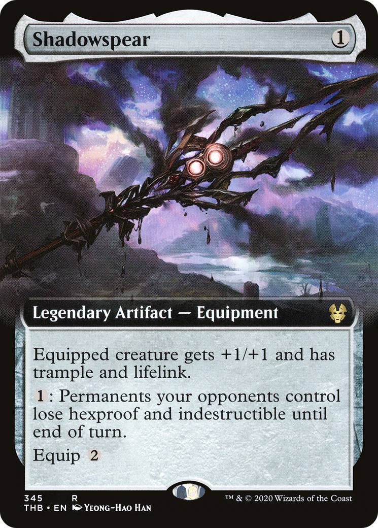 Shadowspear MTG proxy card