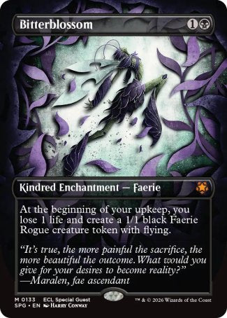 Bitterblossom proxy card MTG Special Guests
