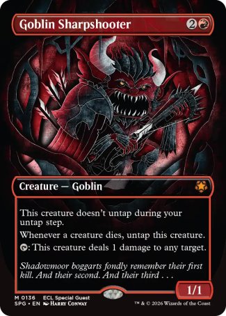 Goblin Sharpshooter proxy card MTG Special Guests