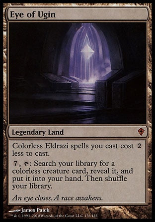 Eye of Ugin proxy card MTG Worldwake
