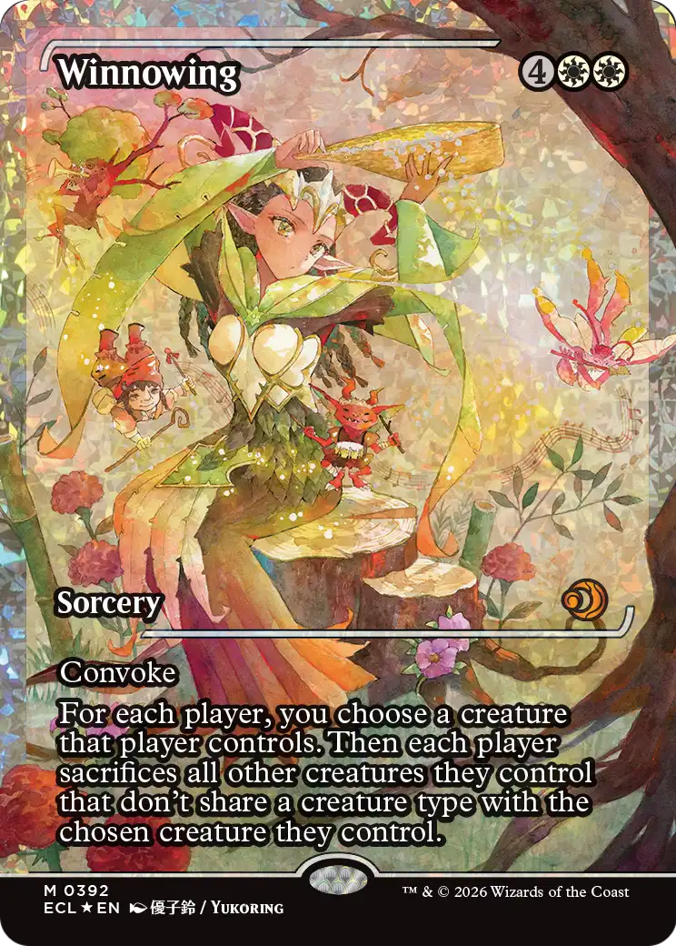 Winnowing MTG proxy card