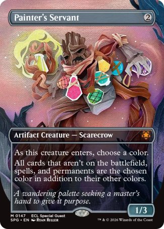 Painter's Servant proxy card MTG Special Guests