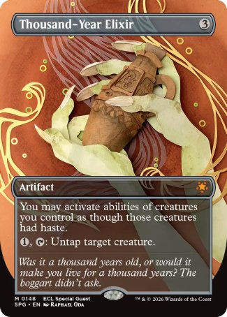 Thousand-Year Elixir proxy card MTG Special Guests