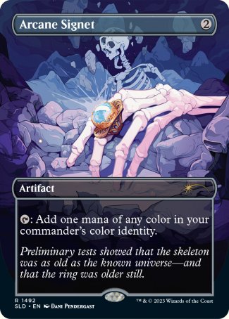 Arcane Signet proxy card MTG Secret Lair Drop