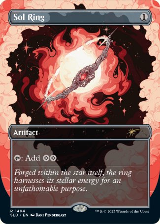 Sol Ring proxy card MTG Secret Lair Drop