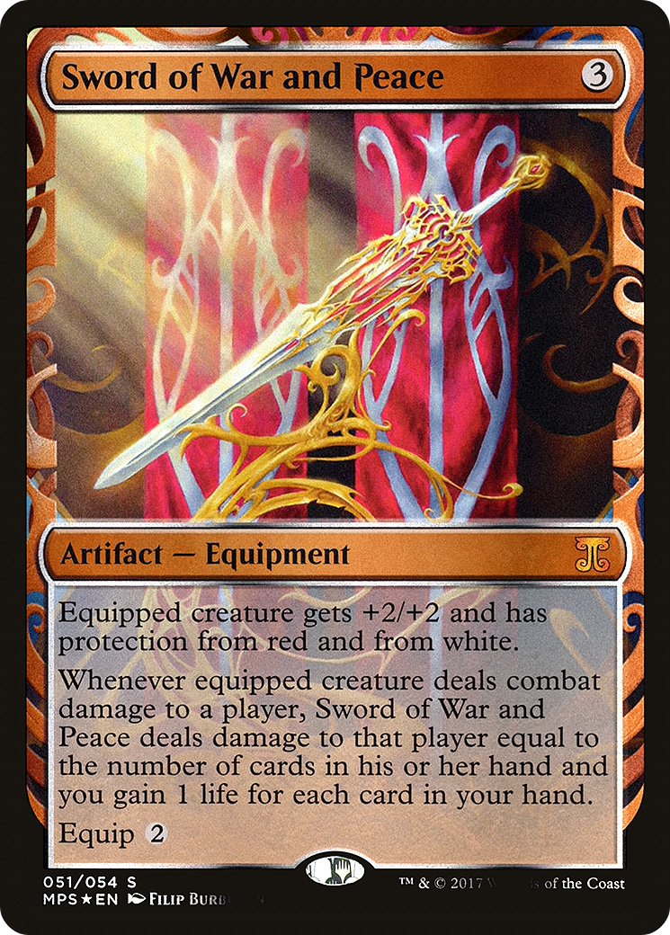 Sword of War and Peace MTG proxy card