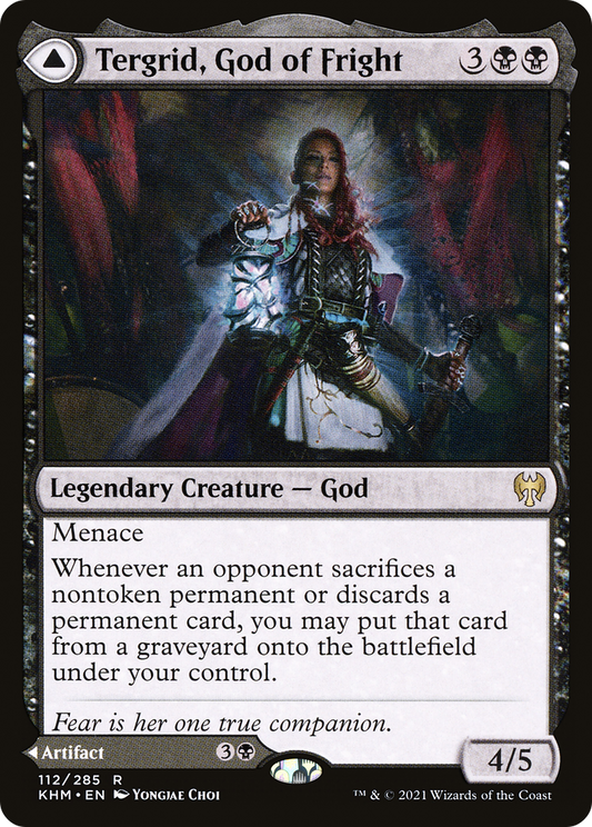 Tergrid, God of Fright // Tergrid's Lantern MTG proxy card