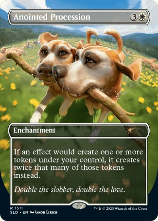 Anointed Procession // Anointed Procession proxy card MTG Secret Lair Drop