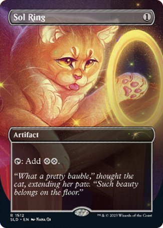 Sol Ring proxy card MTG Secret Lair Drop