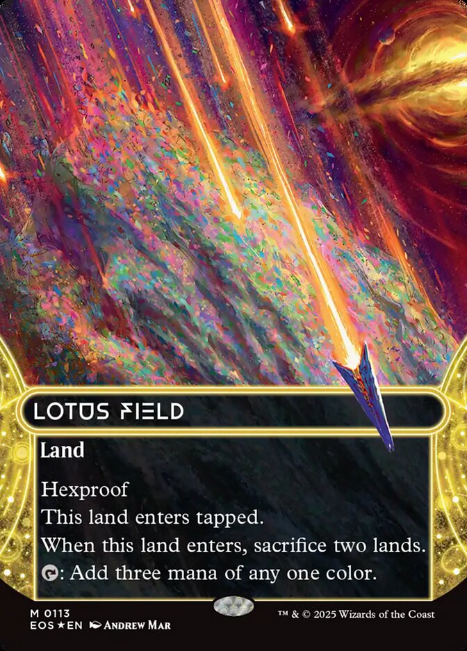 Lotus Field MTG proxy card
