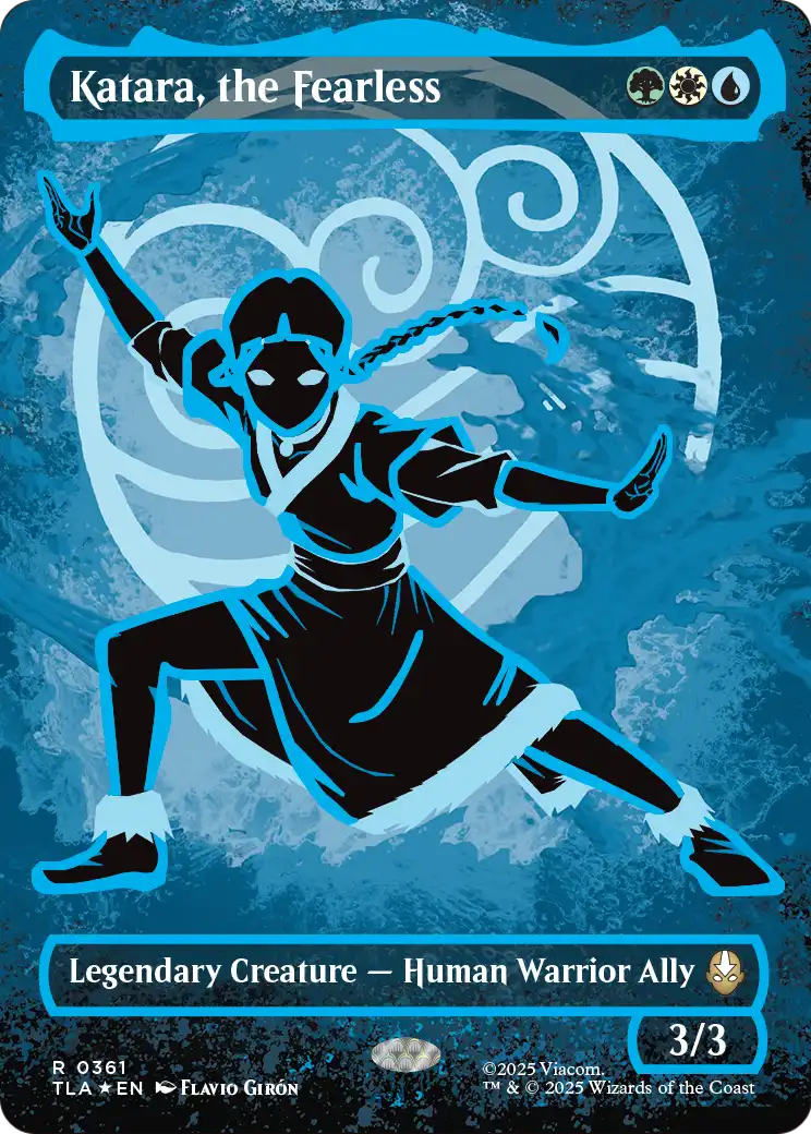 Katara, the Fearless MTG proxy card