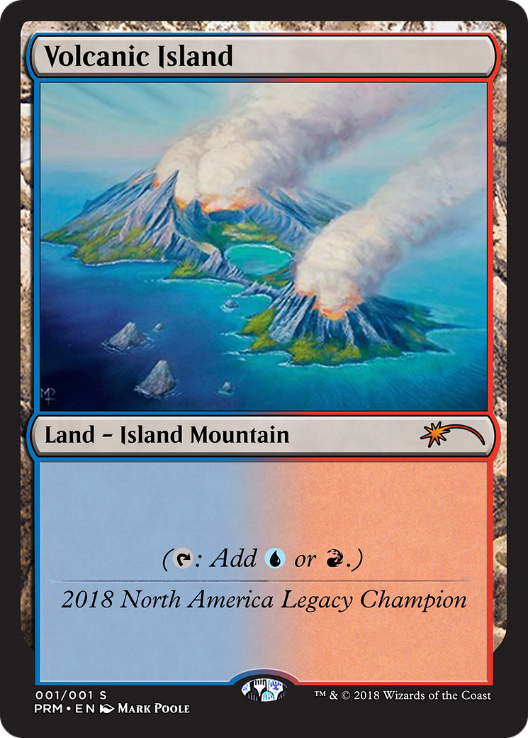 Volcanic Island MTG proxy card