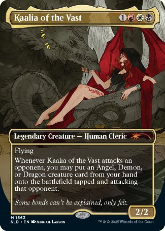 Kaalia of the Vast proxy card MTG Secret Lair Drop