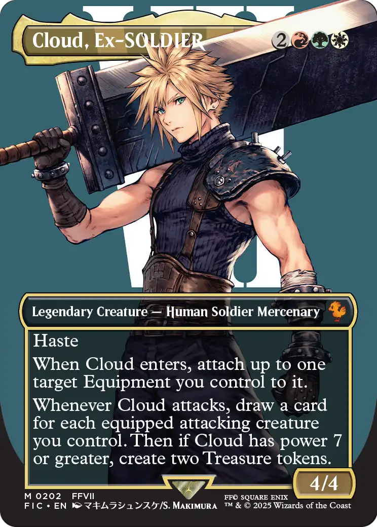 Cloud, Ex-SOLDIER MTG proxy card