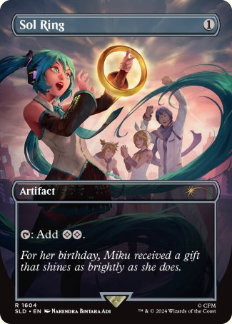 Sol Ring proxy card MTG Secret Lair Drop