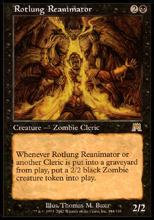 Rotlung Reanimator proxy card MTG Onslaught