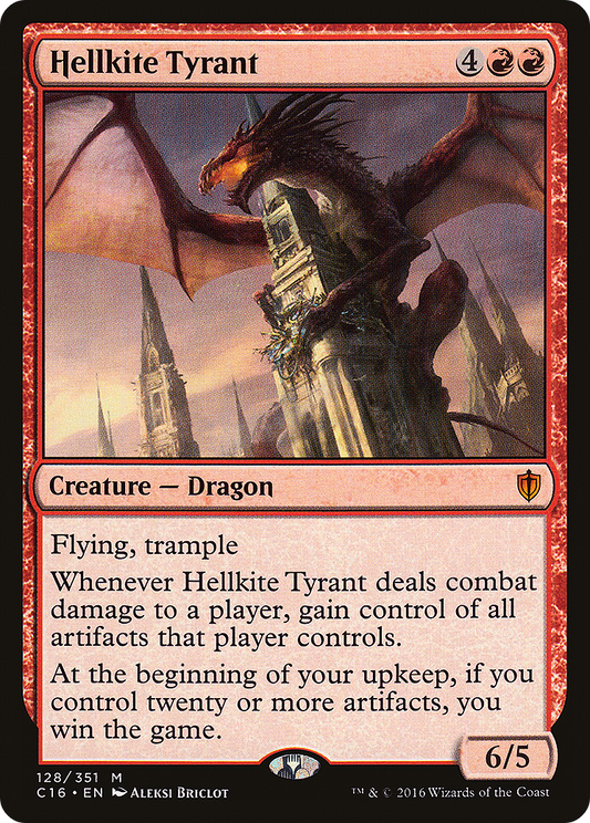 Hellkite Tyrant MTG proxy card