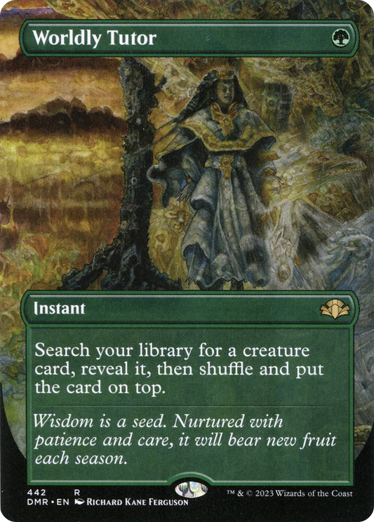 Worldly Tutor MTG proxy card