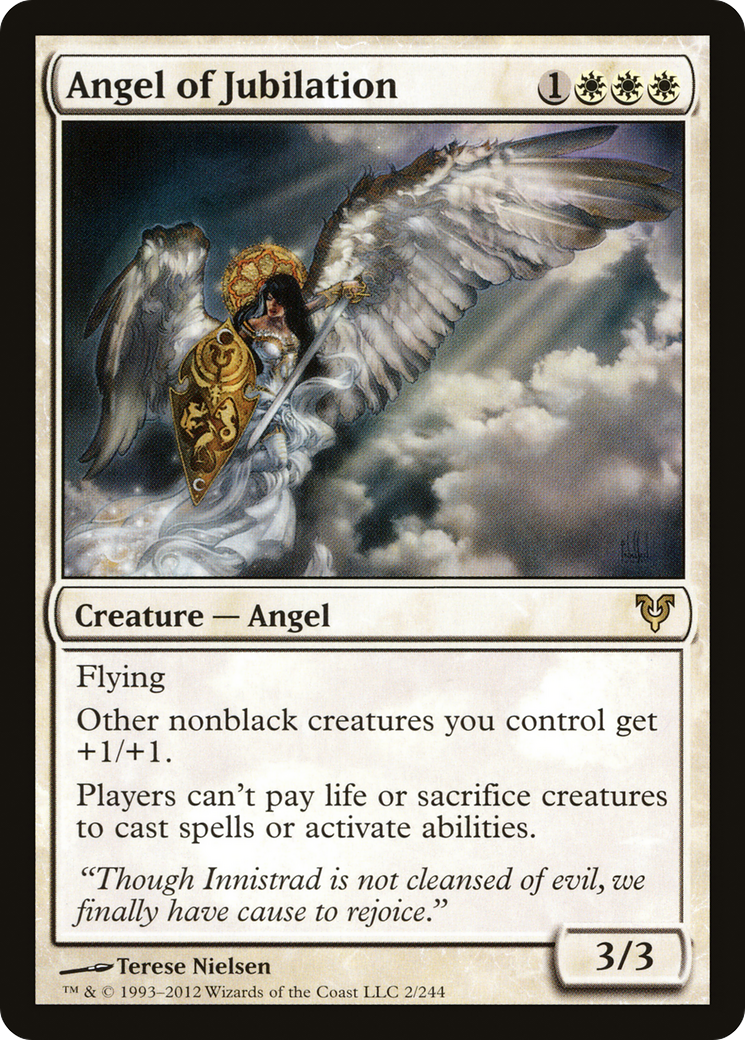 Angel of Jubilation MTG proxy card