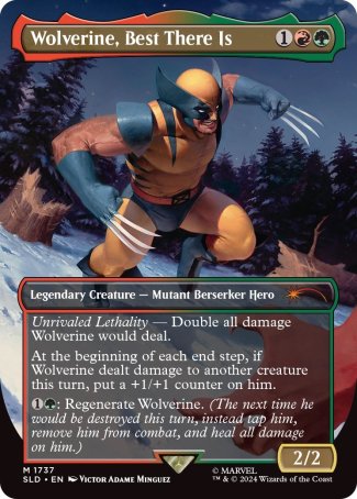 Wolverine, Best There Is proxy card MTG Secret Lair Drop