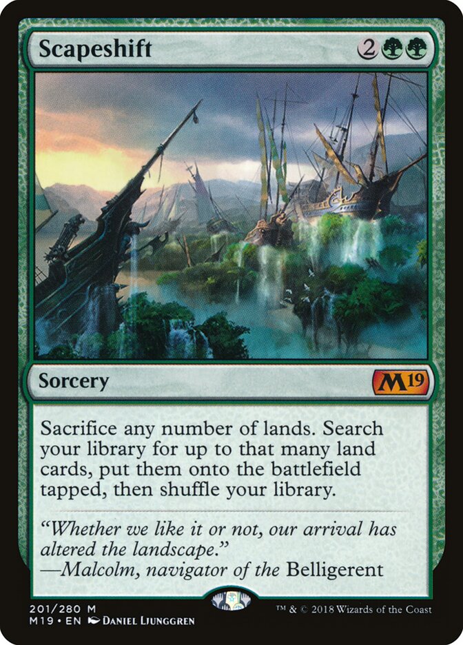 Scapeshift MTG proxy card