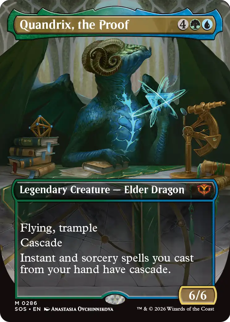 Quandrix, the Proof MTG proxy card