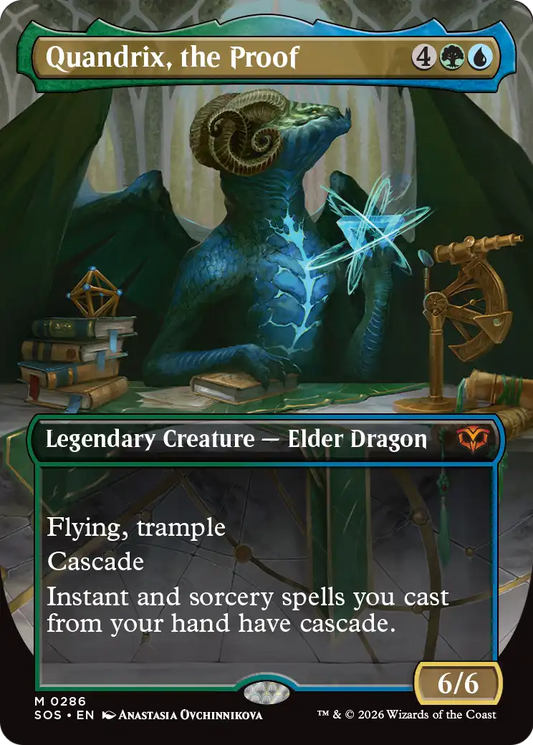 Quandrix, the Proof MTG proxy card