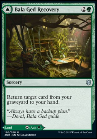 Bala Ged Recovery // Bala Ged Sanctuary proxy card MTG Zendikar Rising