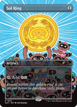 Sol Ring proxy card MTG Secret Lair Drop