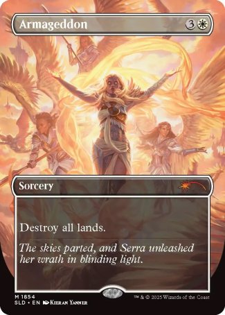 Armageddon proxy card MTG Secret Lair Drop