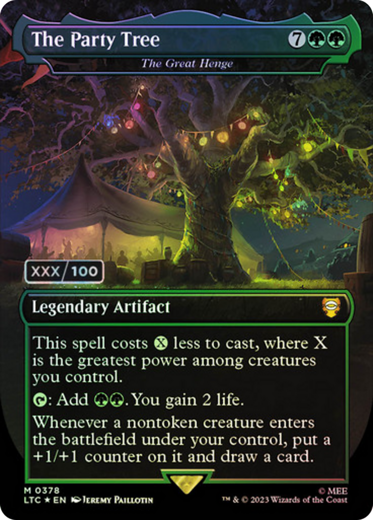 The Great Henge “The Party Tree” MTG proxy card