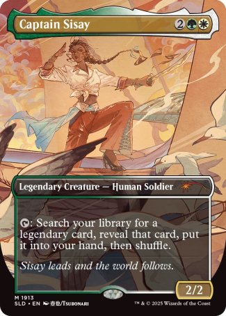Captain Sisay proxy card MTG Secret Lair Drop