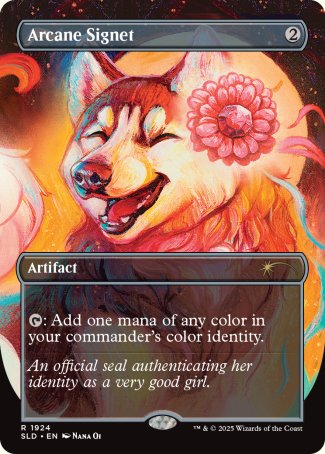 Arcane Signet proxy card MTG Secret Lair Drop