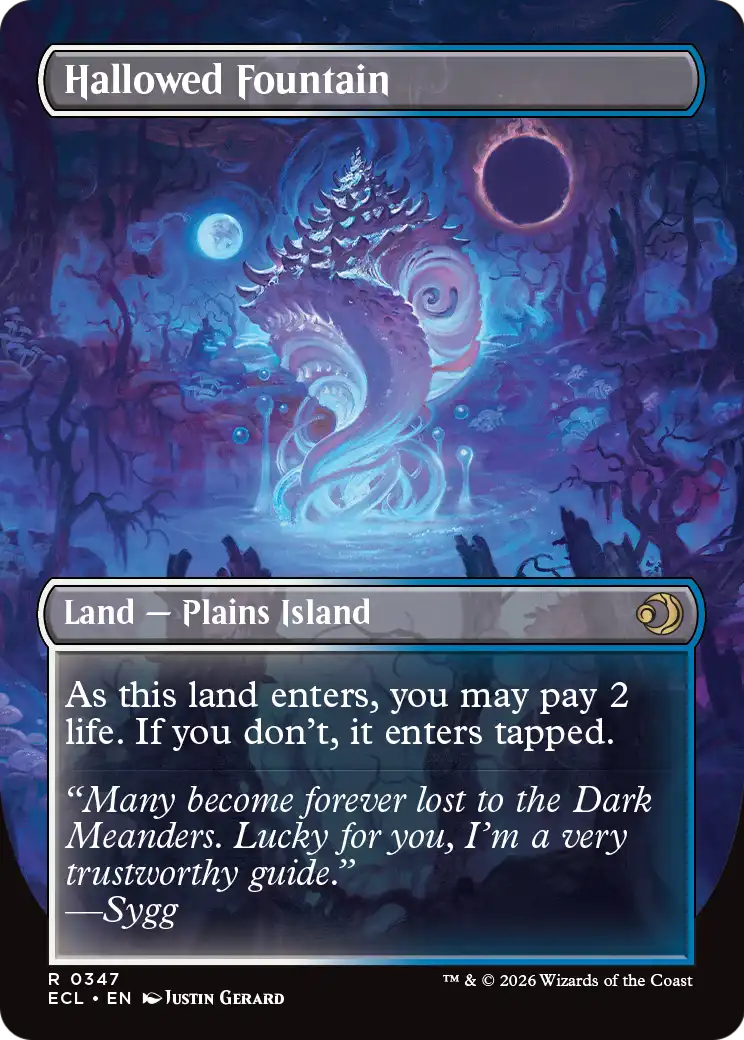Hallowed Fountain // Hallowed Fountain MTG proxy card