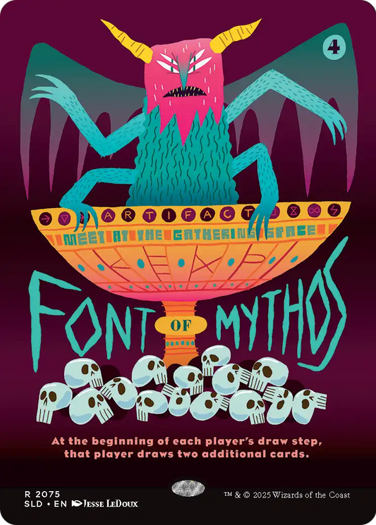 Font of Mythos MTG proxy card