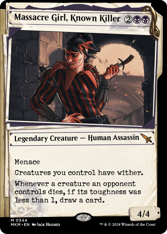 Massacre Girl, Known Killer MTG proxy card