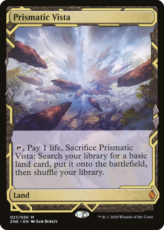 Prismatic Vista MTG proxy card