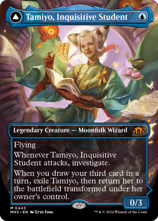 Tamiyo, Inquisitive Student // Tamiyo, Seasoned Scholar MTG proxy card