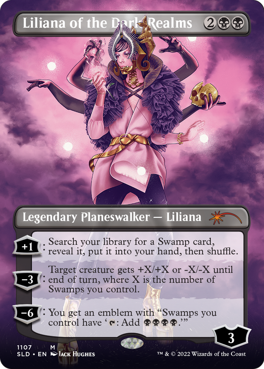 Liliana of the Dark Realms MTG proxy card