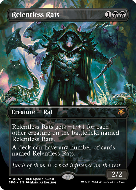Relentless Rats MTG proxy card