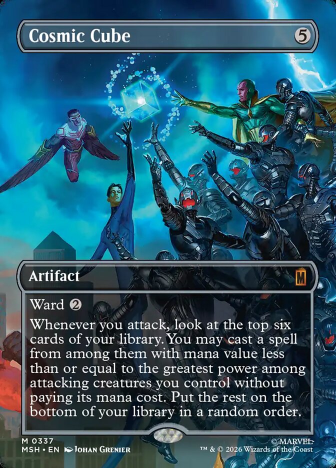 Cosmic Cube MTG proxy card