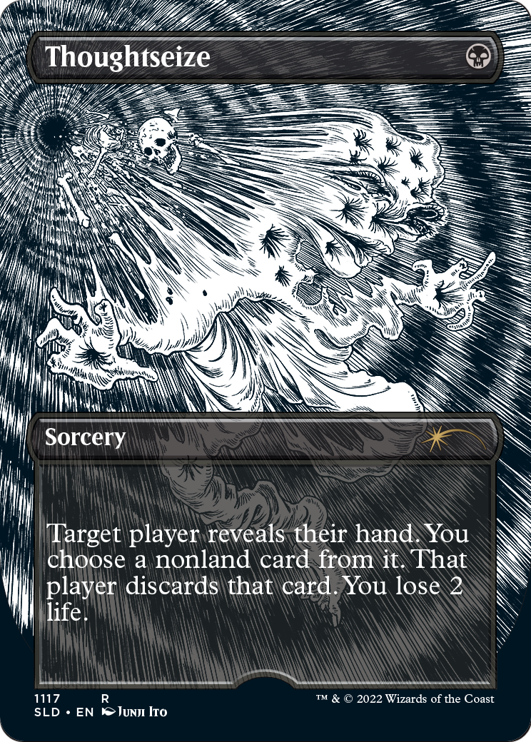 Thoughtseize MTG proxy card