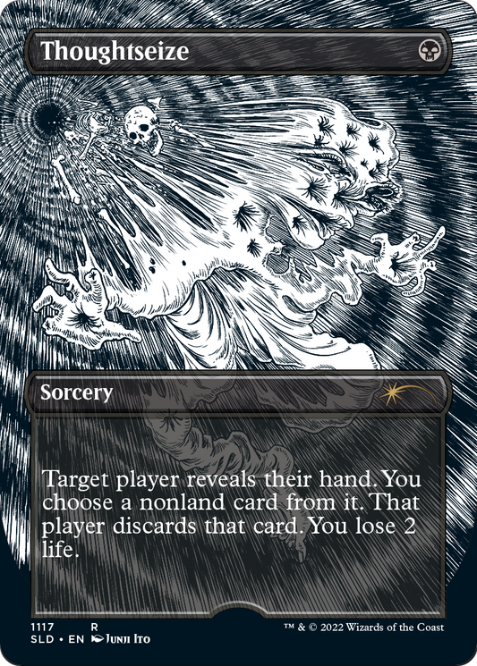 Thoughtseize MTG proxy card