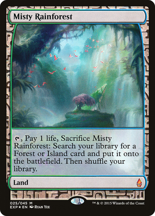 Misty Rainforest MTG proxy card