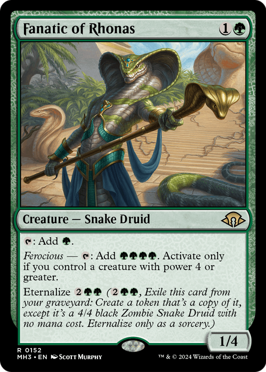 Fanatic of Rhonas MTG proxy card