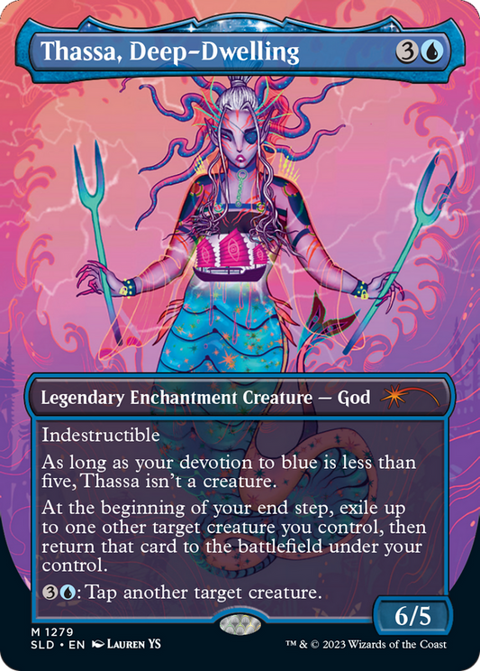 Thassa, Deep-Dwelling MTG proxy card