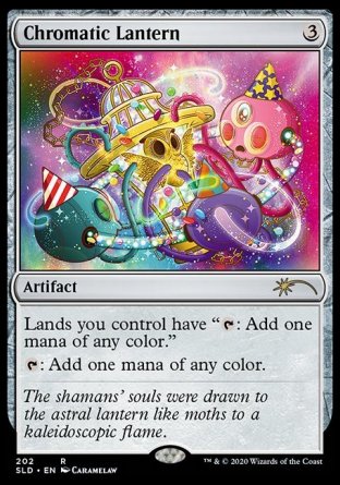 Chromatic Lantern proxy card MTG Secret Lair Drop