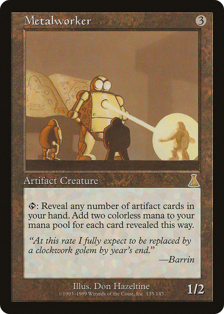 Metalworker MTG proxy card